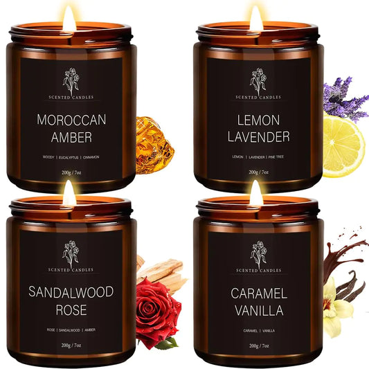 4 Pack Scented Candles
