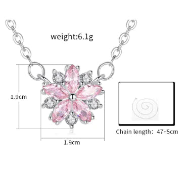 Zircon Wedding Jewelry Set for Women