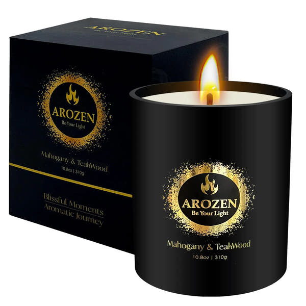 Mahogany Teakwood Scented Candles