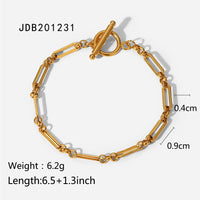 Stainless Steel Cuban Bracelet with Vintage Style for Women